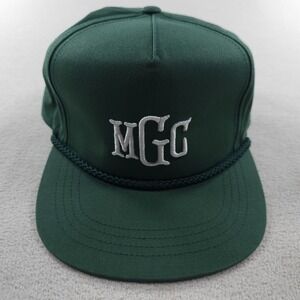 Malbon Golf Club Snap Back Hat Green Rope Cap Golf Embroidered Casual